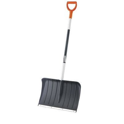 Tubo in acciaio D-grip pala per la neve con manico in alluminio strumento invernale pesante