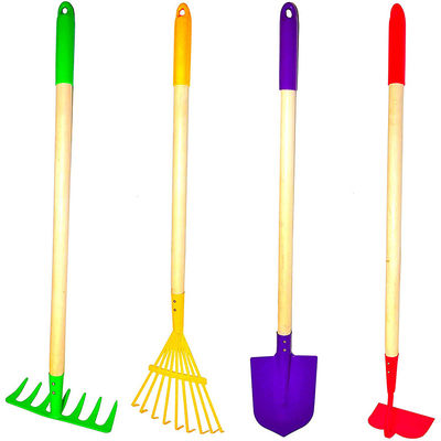 10pcs attrezzi da giardino set con manico di legno lungo supporto multifunzionale e personalizzato