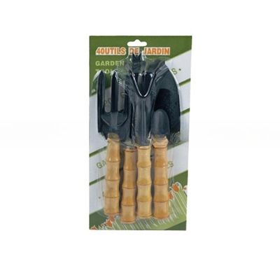 Mini utensili da giardino a mano a manica di legno per compiti agricoli multifunzionali