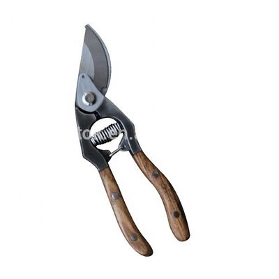 Supporto personalizzato Manicotto in legno di quercia forgiato Classic Garden Bypass Pruner per la finitura