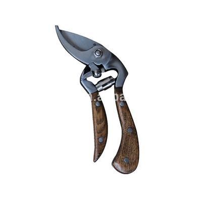 Supporto personalizzato Manicotto in legno di quercia forgiato Classic Garden Bypass Pruner per la finitura
