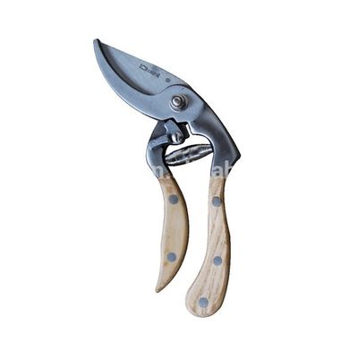 Supporto personalizzato Manicotto in legno di quercia forgiato Classic Garden Bypass Pruner per la finitura