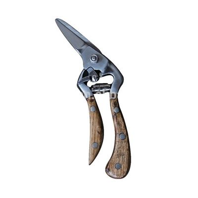Supporto personalizzato Manicotto in legno di quercia forgiato Classic Garden Bypass Pruner per la finitura