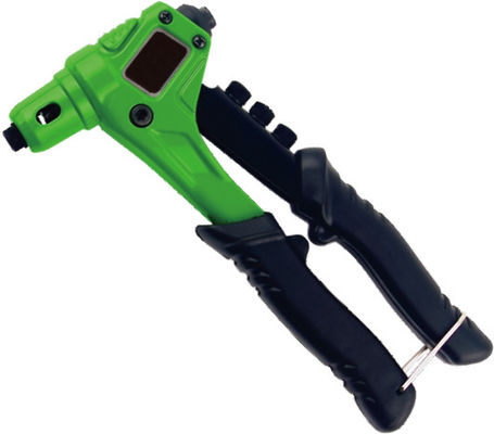 Supporto personalizzato Tre mascelle e doppie molle all'interno Riveter a mano in lega di alluminio