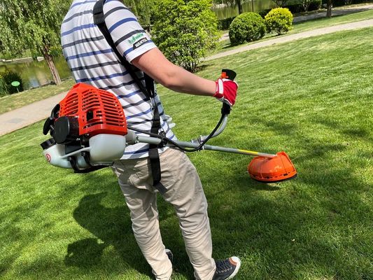 35.8CC Gas 2-Cycle 2-in-1 Tagliatore di spazzole e tagliatore di corde 17&quot; Larghezza di taglio