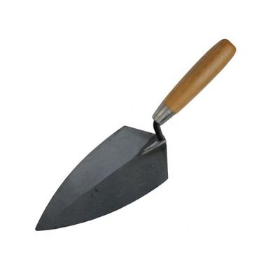 ODM Supported Point Blade Plastering Bricklaying Trowel con manico di legno DIY Grade