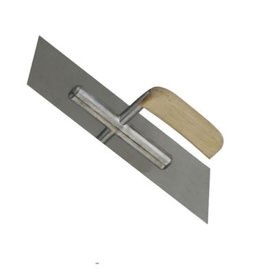 Pallone per intonaco in acciaio inossidabile a maniglia di legno 280x100 mm per progetti di costruzione